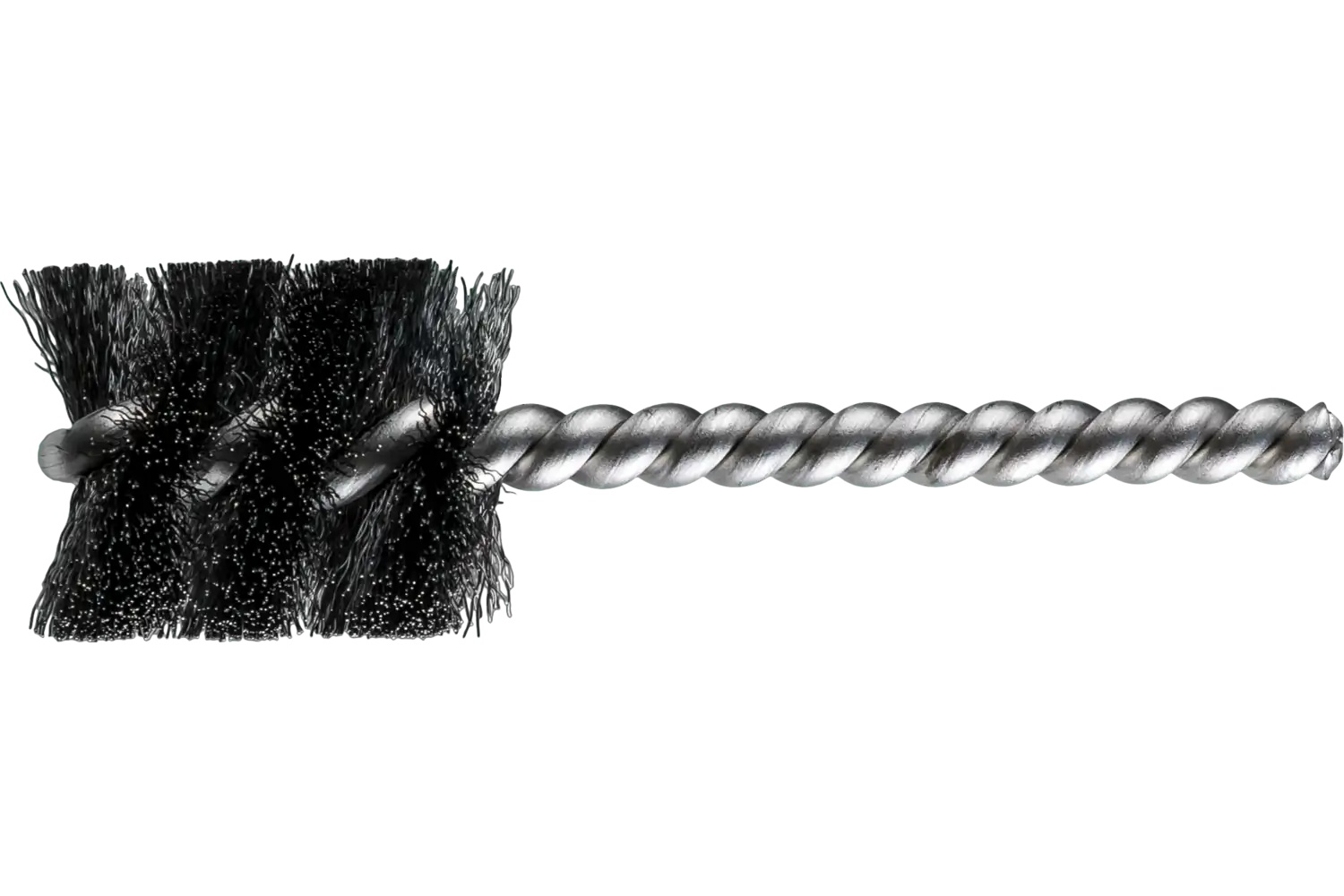 Picture of Pferd Power Tube Brush 1" Dia. .005 Carbon Steel Wire 1/4" Stem Ss/Ss